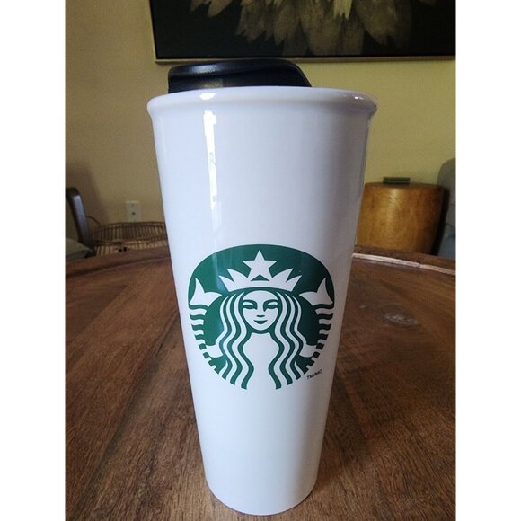 2014 Starbucks Siren Logo Coffee Cup Tea Mug Tumbler | 16oz - Picture 1 of 4